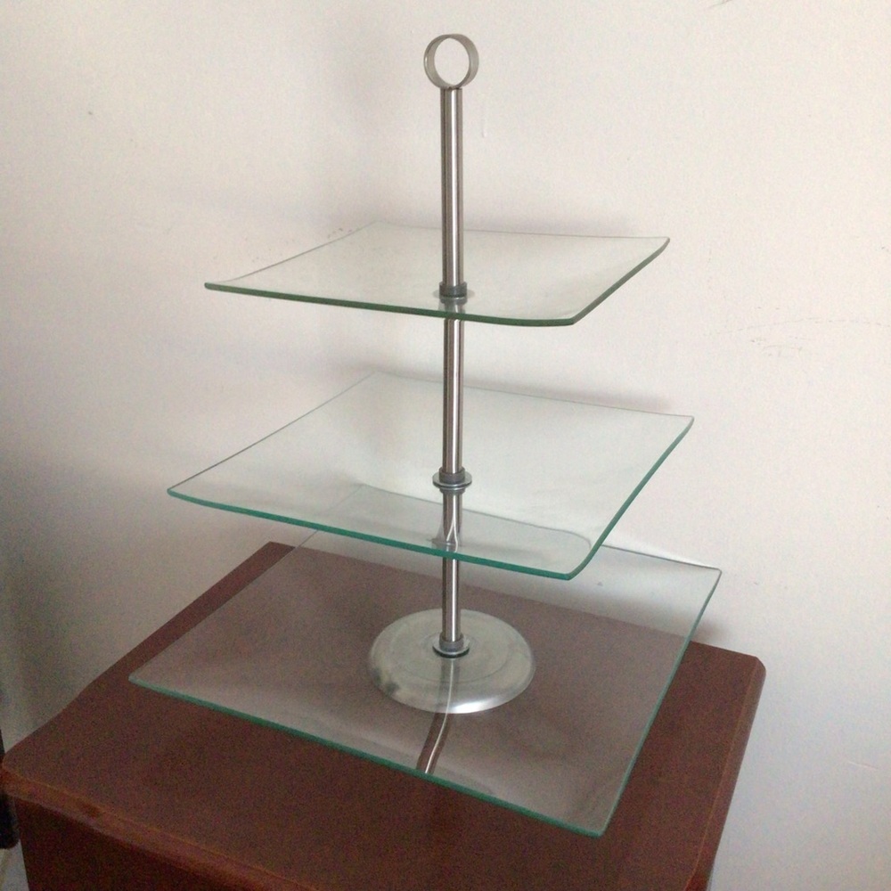 Three tier serving tray NWOT